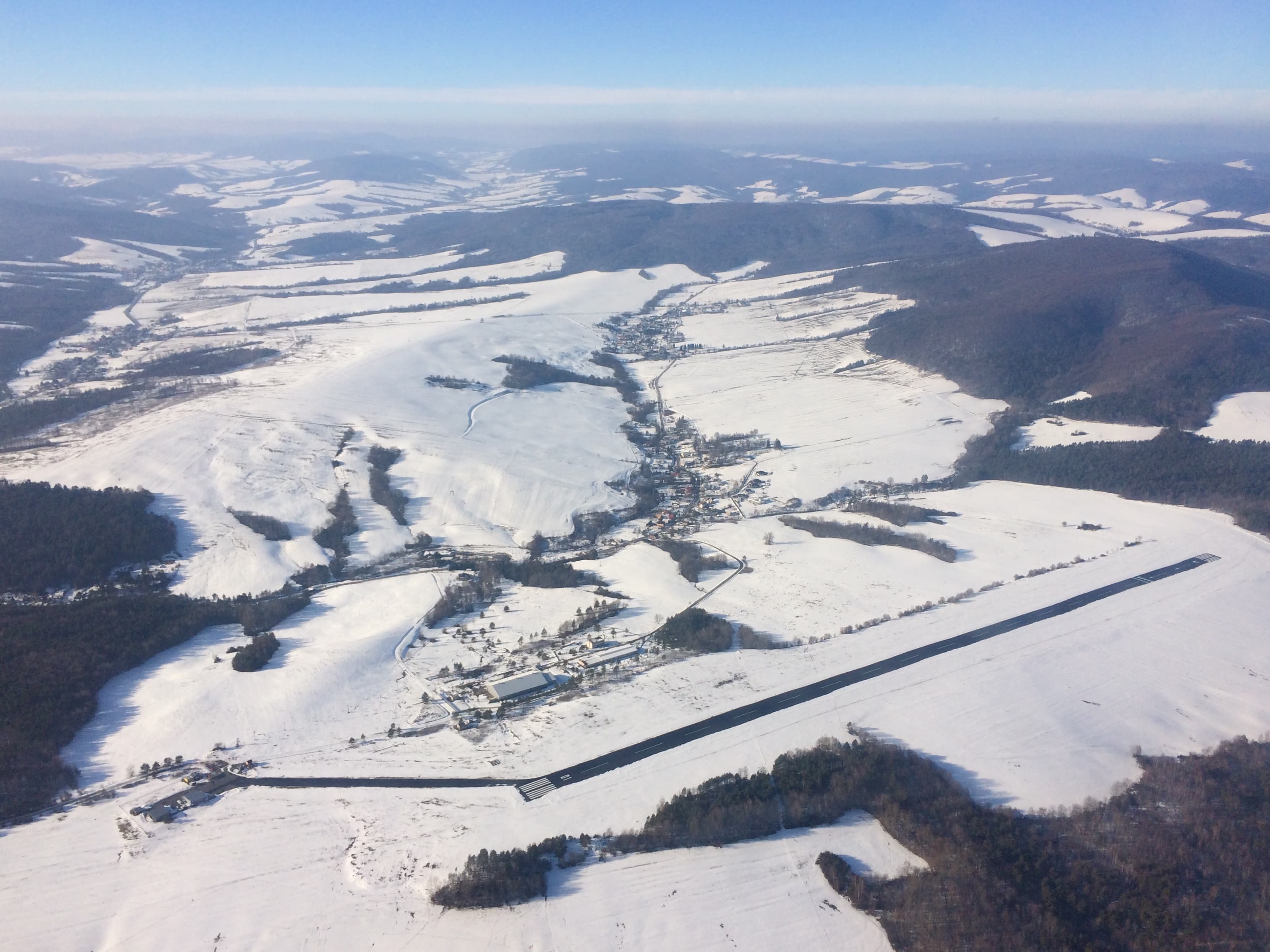 Letisko Svidnik z vtacieho pohladu